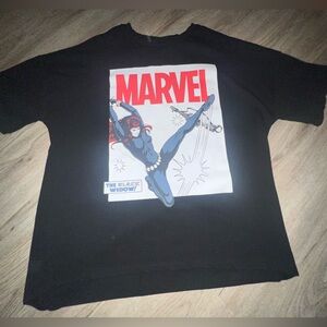 MARVEL OVERSIZED BLACK WIDOW SHIRT